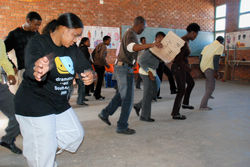 Dance workshop, South Africa